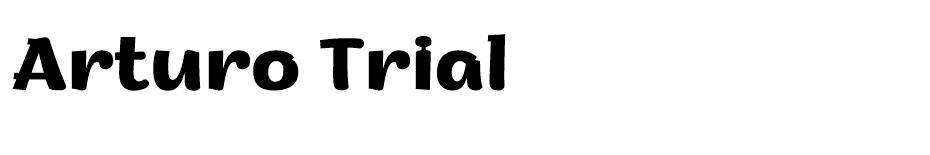 Arturo font